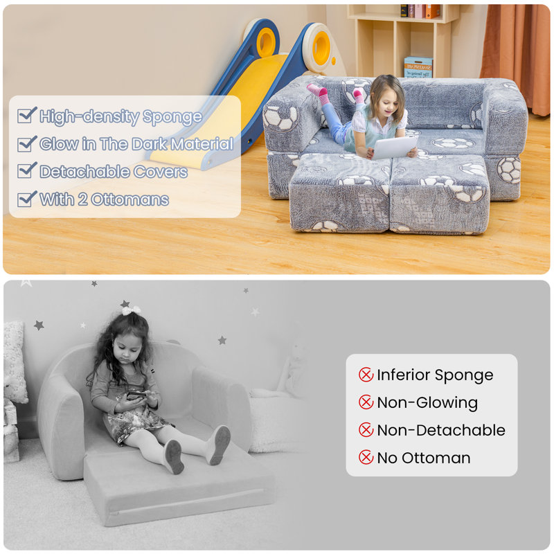 2 Seater Velvet Sofa & Chaise