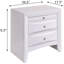 Table de chevet avec 2 tiroirs-1390591463