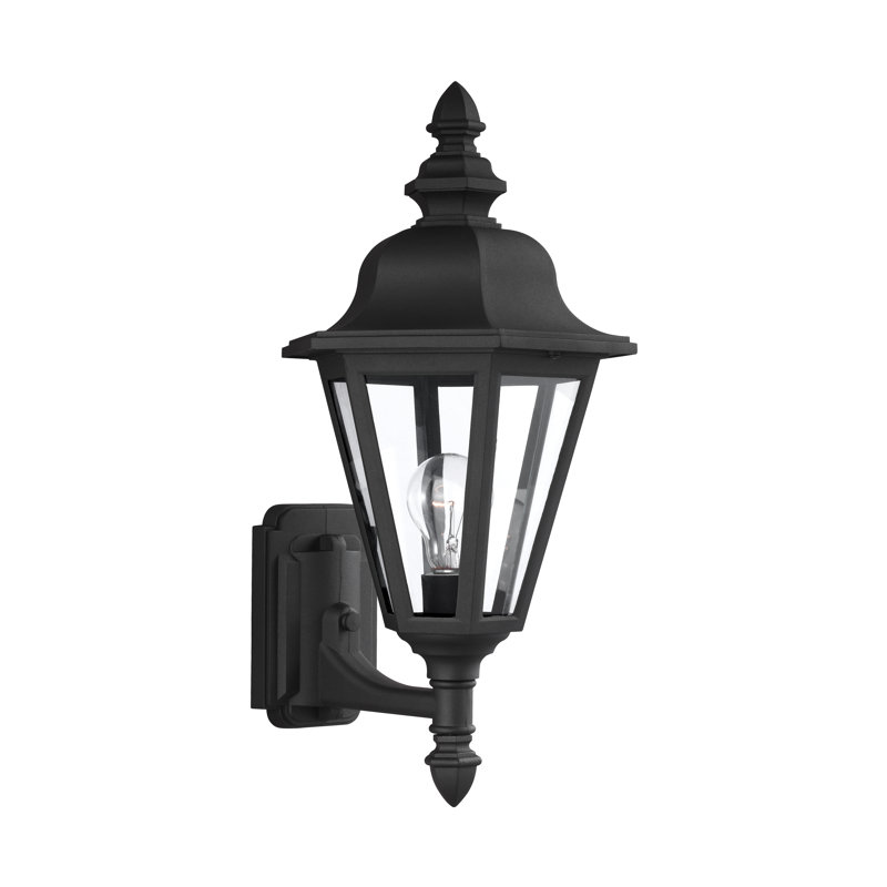 Gleason Outdoor Lighting Wall Light, Black