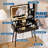 Lighted Vanity Table with Mirror, 31.5" LED Dressing Table with 2 Drawers, 3 Color Light Modes and Built-in Power Outlet-737150144