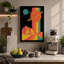 Cosmic Mountains Retro - Wrapped Canvas-205637136-205637151