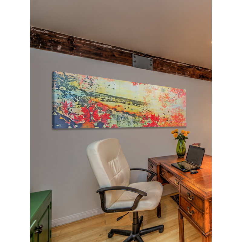 1 Piece Wrapped Canvas Painting, 25cm H x 76cm W x 3.81cm D