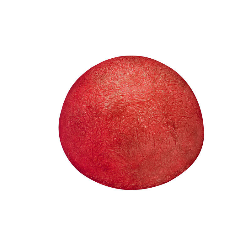 Luna Flush Mounted Sconce, Red