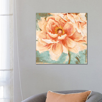 Beautiful Peonies Square I by Patricia Pinto - Wrapped Canvas Print