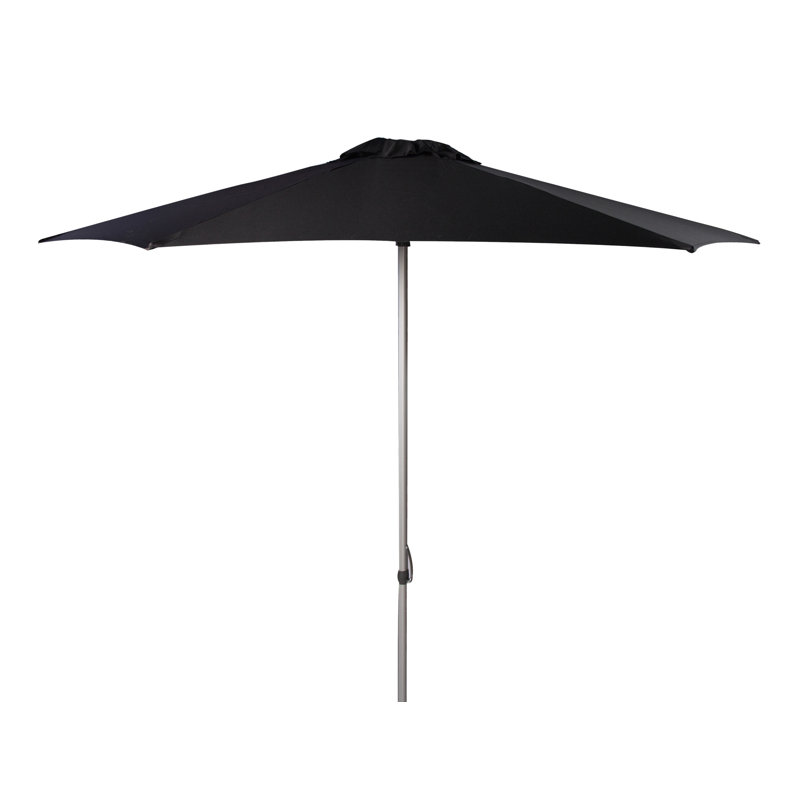 Parasol de marché 9 pi Eberardo, Noir