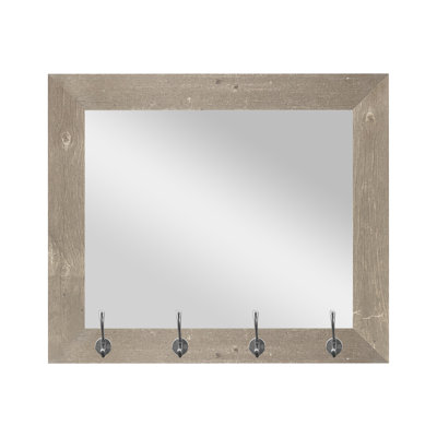 Verline Engineered Wood Flat Wall Mirror