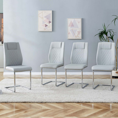 Chaises de salle à manger en similicuir