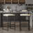 Set Of 2 Modern Faux Leather Bar Stools With Metal Frame For Counter And Kitchen Island, Comfortable And Stylish Seating-894836481