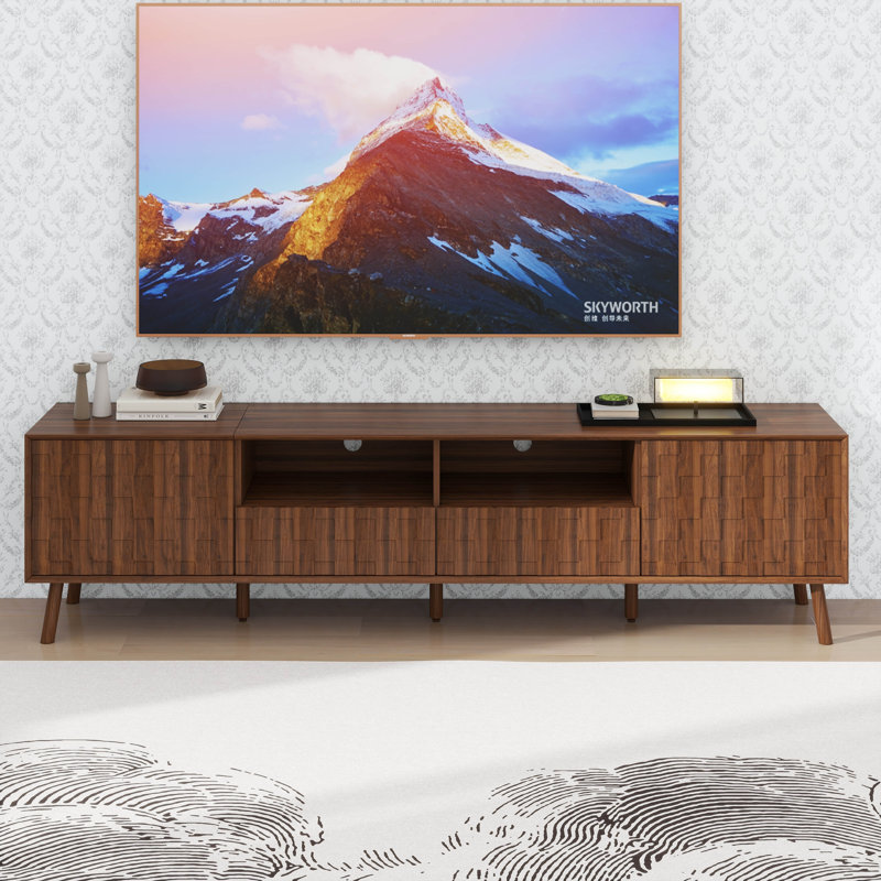 TV Console, Mid Century Modern Media Console