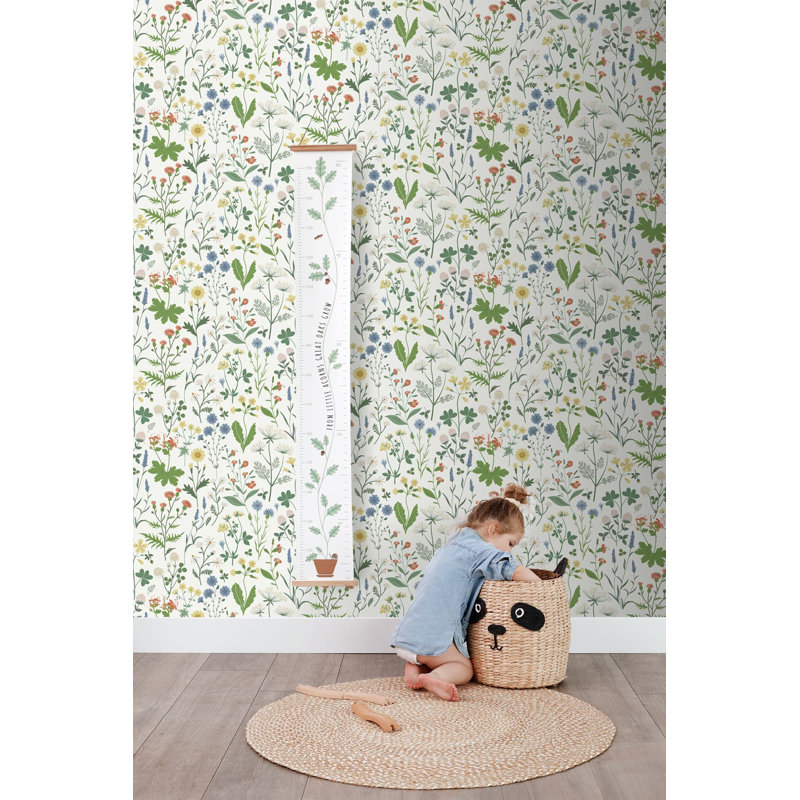 Rouleau de papier peint L 33 pi x l 20,9 po Aranveer, Vert