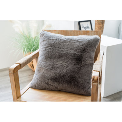 Faux Rabbit Collection Square Pillow Cover and Insert