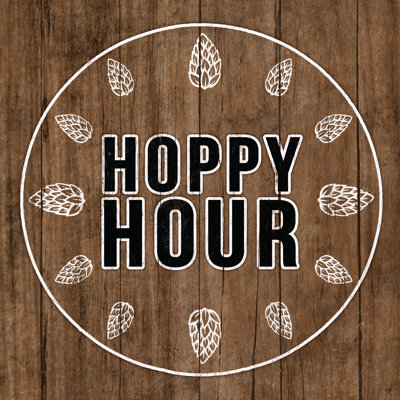 Hoppy Hour - Wrapped Canvas Print