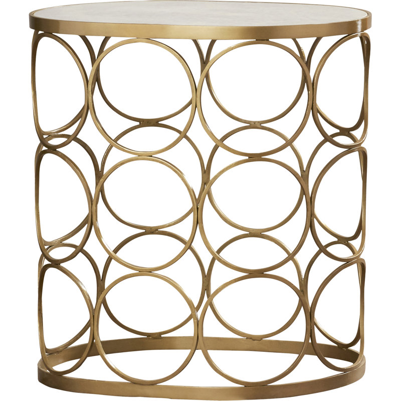 Talulah Oval Marble Side Table