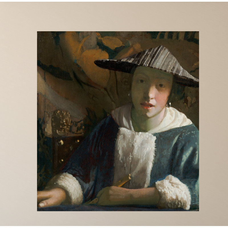 Johannes Vermeer - Wrapped Canvas Print, 114cm H x 77cm W