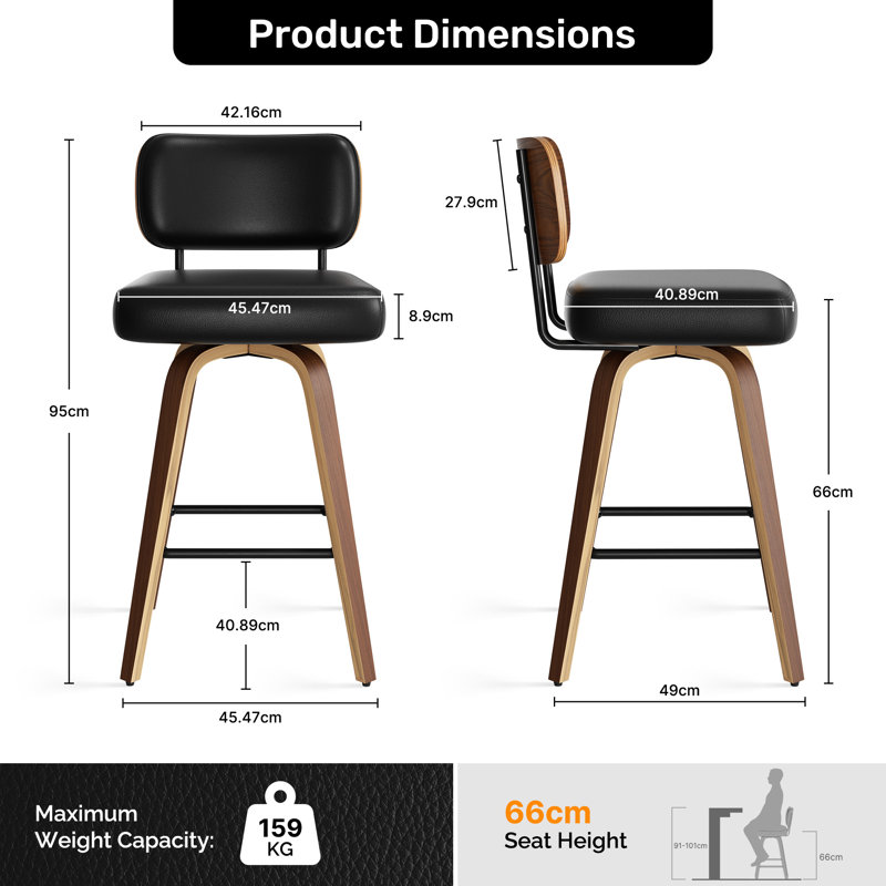Counter Stool, Black