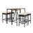 5-Piece Outdoor Dining Table Set