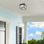 Plafonnier semi-encastré extérieur l 8 po Destina-61922162