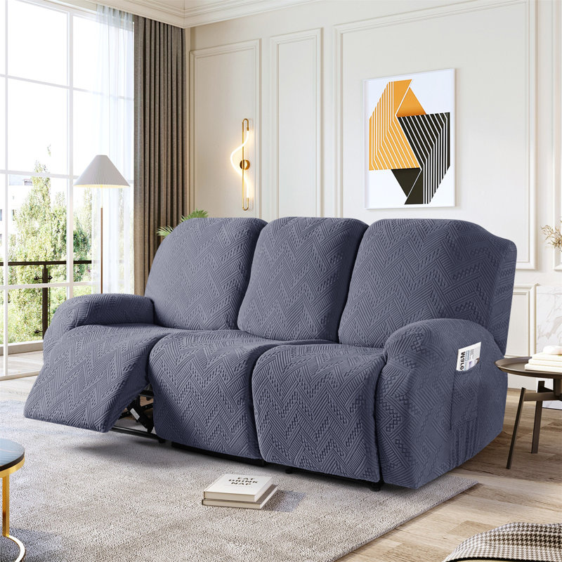 Housse extensible pour canapé 3 pièces Harriet, Gris
