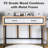 Abdulaleem Vanity Table with Lighted Mirror-1218541037