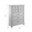 Commode 7 tiroirs grise
