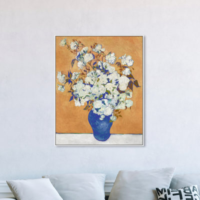 Vincent Van Gogh " Roses 1890 " by Vincent Van Gogh Painting Print