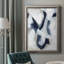 Indigo Imprint I - reproduction d'art sur toile-989922802