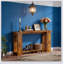 Table d'appoint moderne, table d'entrée étroite, console, table d'appoint-537642749