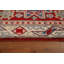 Tapis de couloir unique en laine noué à la main 2 pi 5 po x 19 pi 1 po nouvel âge en rouge / ivoire / bleu