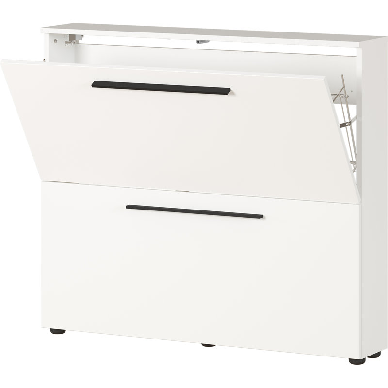 Wildomar Shoe Storage Cabinet, White