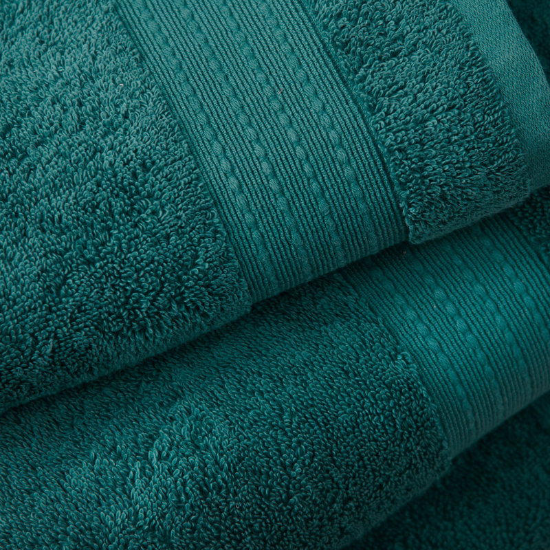 Supima Cotton 600 GSM Luxury Towel – 100% Cotton, Soft & Absorbent, Teal Green, Hand Towel
