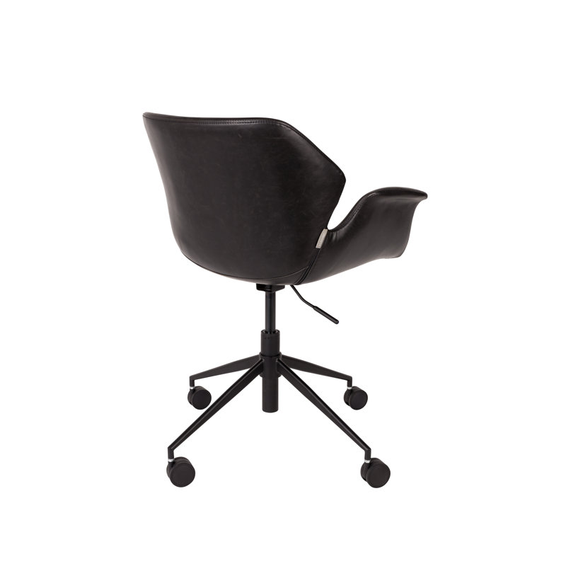 Nikki Swivel Task Chair, Black