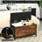 Faux Leather Upholstered Storage Bench
