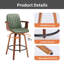 Tabouret de bar et de comptoir pivotant-432301428