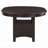 Espresso Oval Extension Leaf Dining Table