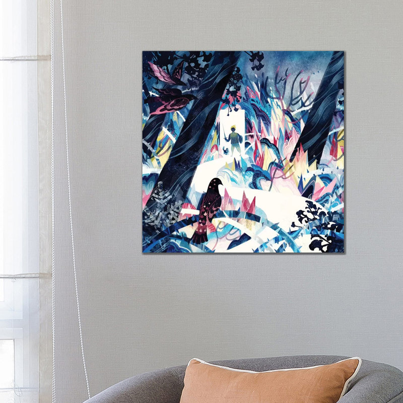 The Grotesque World In A Dreamland by Sija Hong - Painting on Canvas, 45.72 cm H x 45.72 cm W x 3.175 cm D, Wrapped Canvas