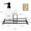 Ensemble de distributeur de savon de cuisine, transparent