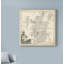 «Map of Écosse», reproduction d'art sur toile tendue-33419304