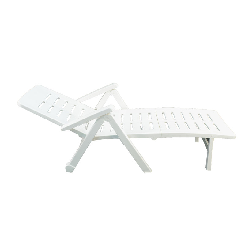 Pescara Garden Lounger, White