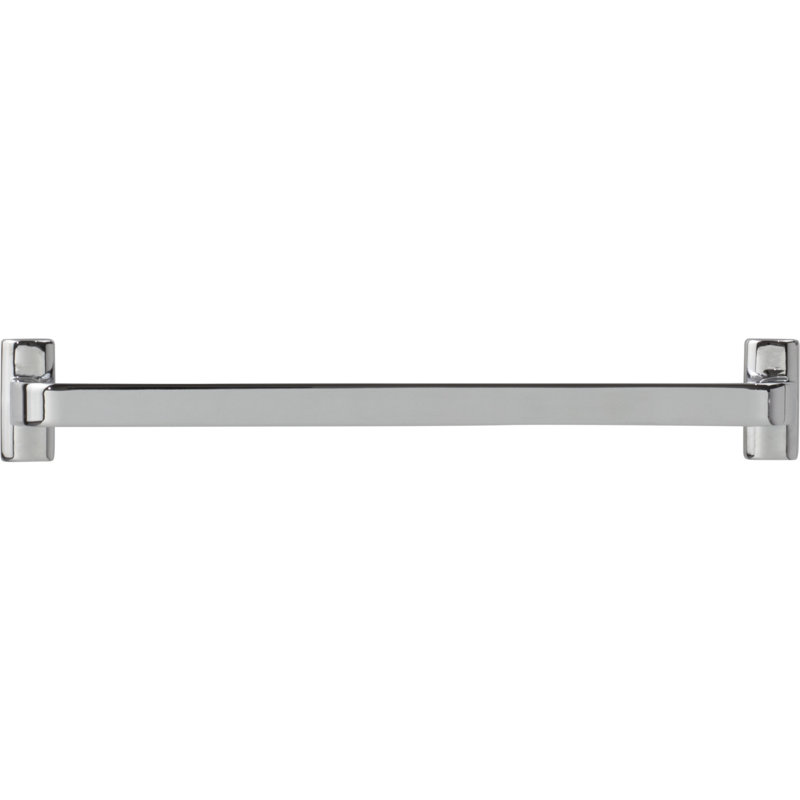 Harrison Bar Pull, Polished Chrome, 7 9/16" Center to Center