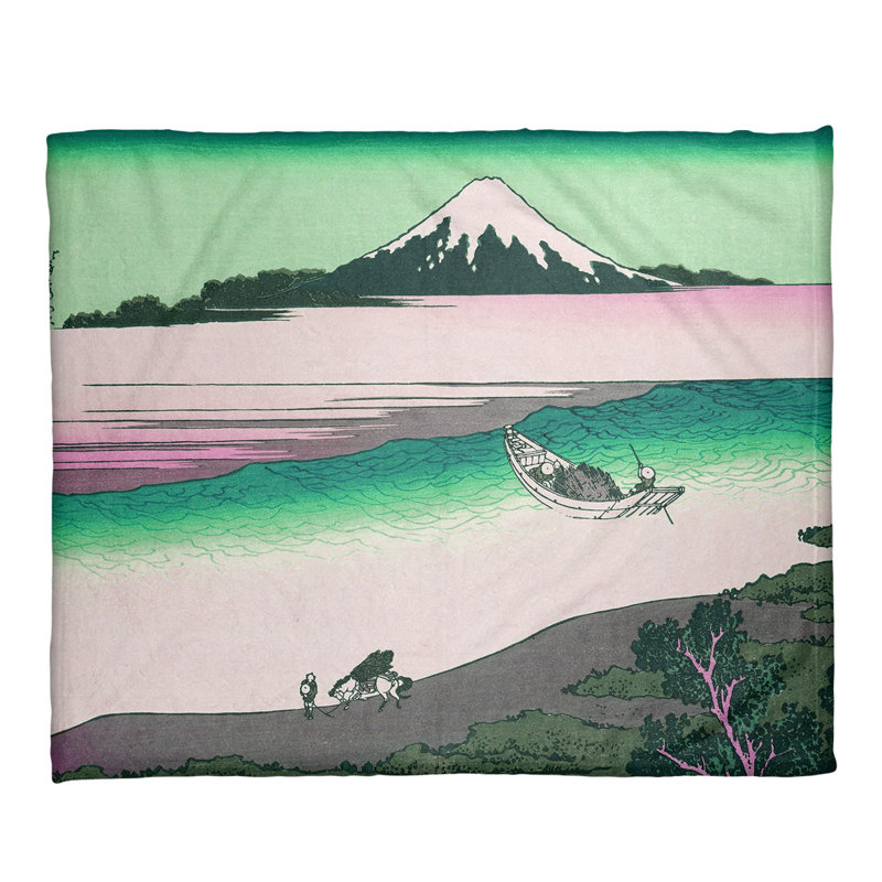  Jeté polaire Tama River dans la province de Musashi, Vert