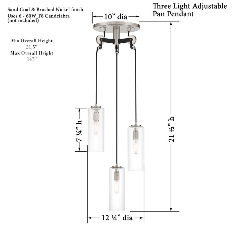 3 - Light Single Pendant