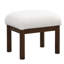 Chaise d'appoint de style Mid-Century et fauteuil en tissu confortable avec structure en bois massif, rembourré pour le salon