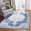 Tapis oriental bleu marine / ivoire Barcus-2140057798