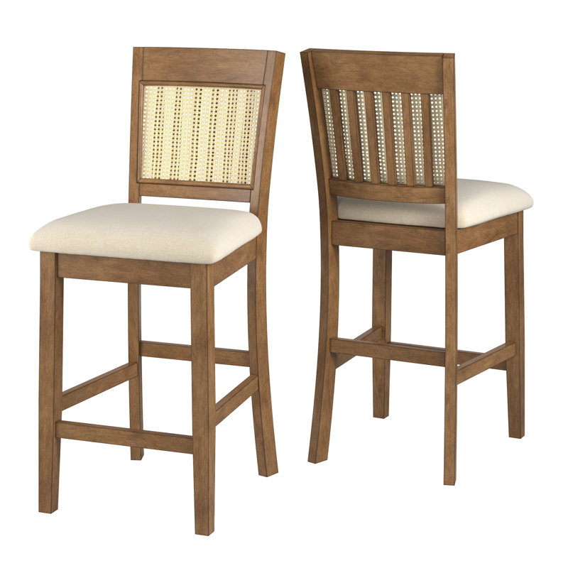 Pulukan 26.32" Counter Stool, Oak