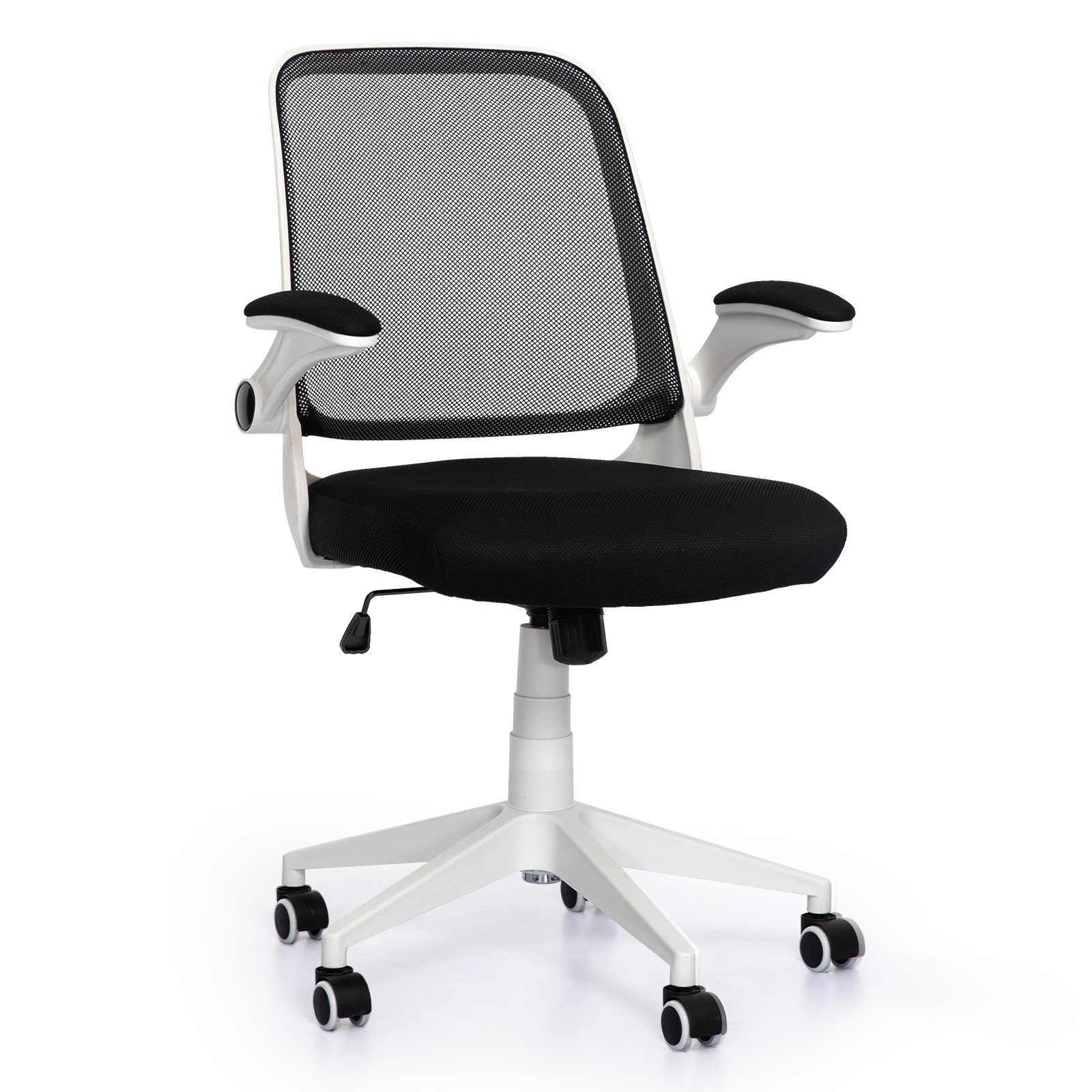 Inbox Zero Mesh Office Chair With Adjustable Arms, Ergonomic 360 ...
