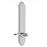 Grandeur Arc Tall Plate Privacy with Bellagio Lever