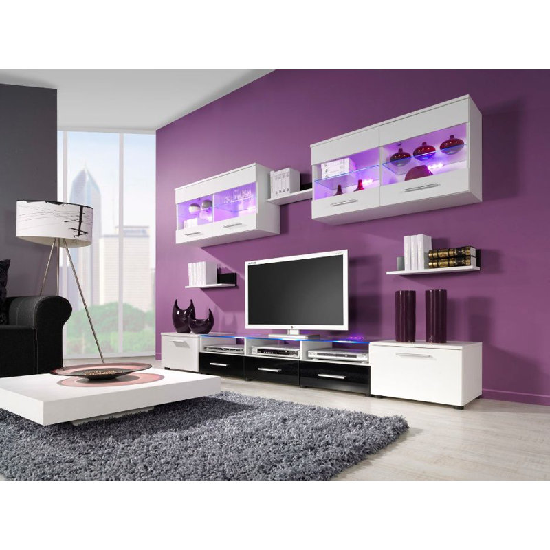 Bachisia Unfinished Floating Entertainment Centre for TVs up to 88"