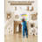 13 In 1 Kids Slide For Toddlers, Toddler Playset With Golf, Drawing Board, Basketball Hoop And Storage Space-110985522