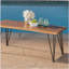 ZION INDUSTRIAL WOOD AND METAL COFFEE TABLE