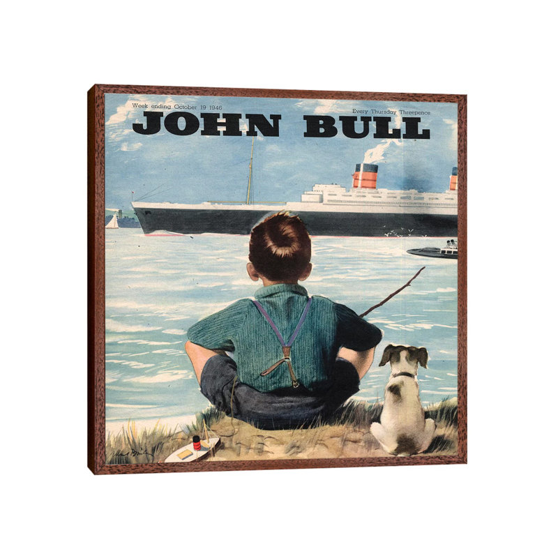 1946 John Bull Magazine Cover by The Advertising Archives - Gallery-Wrapped Canvas Giclée on Canvas, 45.72 cm H x 45.72 cm W